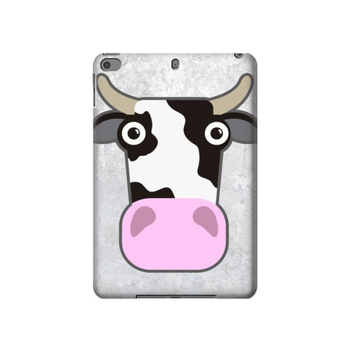 S3257 Vache Dessin animé Etui Coque Housse pour iPad mini 4, iPad mini 5, iPad mini 5 (2019)